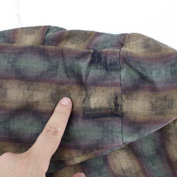 VTG Jhane barnes shirt Mens medium long sleeve woven fabric geometric pattern - Picture 10 of 10